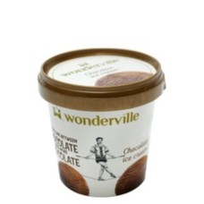 Wonderful ice cream cup chocolate
