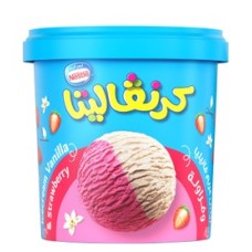 Carnivalita Ice Cream Vanilla and Strawberry 850 ml