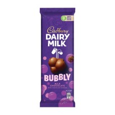 Cadbury Bubbly Chocolate Plain 87gm