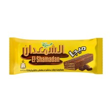 El Shamadan Mega Wafer biscuit filled with chocolate and covered with chocolate