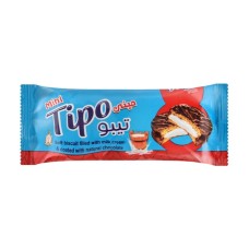 El shamadan mini tipo filled with milk cream and covered with chocolate