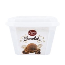 Dany's natural chocolate ice cream high in protein
