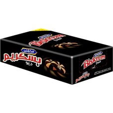 Biskrem biscuits stuffed with chocolate, 4 pieces, a box of 12 packs