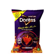 Doritos hot fire cayenne sweet pepper