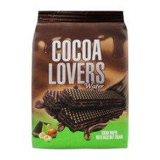 Cocoa Lovers Chocolate Hazelnut Wafer Biscuits