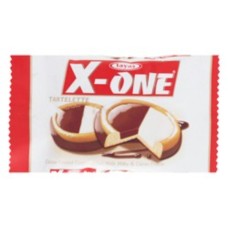 X1 cookies covered with cocoa