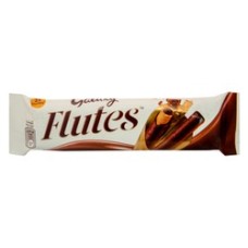 Chocolate flutes 2 fingers