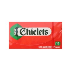 Chiclets gum strawberry large 10 pieces
