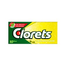 Clorets gum large lemon 10 pieces