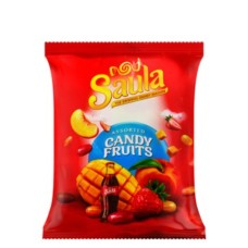 Saula Bonbon with fruit flavor, bag of 50 pieces