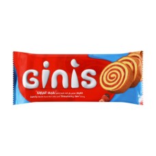 Monginis family swiss roll stuffed with strawberry jam