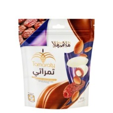 Tamrati dates stuffed with almonds coated in white chocolate 100 g