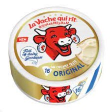 La Vache Qui irt original cream cheese 16 triangles