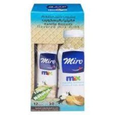 Miro milk powder with vanilla flavor with biscuit 30 gm