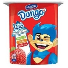 Danone Dango Super Strawberry Yogurt