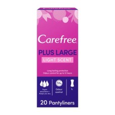 Carefree large sanitary napkins, light fragrance, 20 pcs
