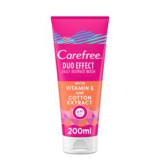 Carefree daily wash with vitamin E and cotton extract