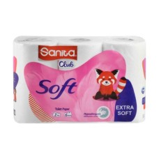 Sanita Club Soft Toilet Paper 6 Rolls