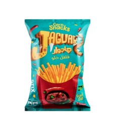 Jaguar Corn Snacks Sweet Pepper Sticks 7g