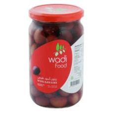 Wadi Food Natural Black Olives 650g