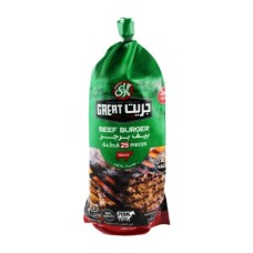 Almarai beef burger 25 pieces, 1 kg