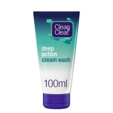 Clean & Clear Deep Action Cream Wash 100 ml Clean & Clear Deep Action Cream Wash 100 ml