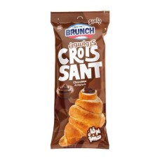 Jumbo chocolate croissant brunch