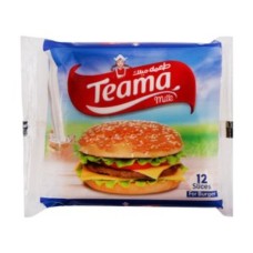 Milk taste, sliced ​​cheddar cheese for burgers, 12 pieces