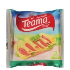 Milk taste, sliced ​​cheddar cheese for sandwiches, 12 pieces