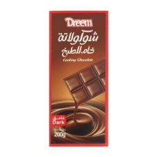 Dream raw dark cooking chocolate 200g