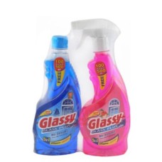 Glassy glass polish spray 5*1 600 ml + Glassy spare polish 5*1 Glassy glass polish spray 5*1 600 ml + Glassy spare polish 5*1