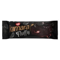 Kamara Fluffy Cocoa Cake stuffed with chocolate sauce and covered with cocoa