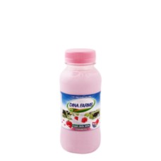 Dina Farms full cream milk with strawberries 250 ml