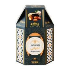 Tamratti dates stuffed with nuts covered with chocolate