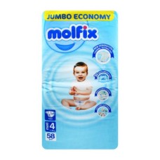Molfix Junior Size 4 58 Diapers