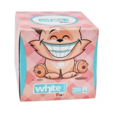 White Cube Wipes 200 Play