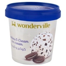 Wonderville Ice Cream Cookies and Cream Cup 150 ml