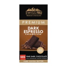 Swiss Fro Dark Chocolate Espresso Caramel 80 g