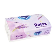 Fine Relax Vanilla and Lavender Tissues, 400 Tissues