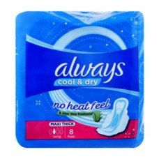 Always Maxi Thick with Aloe Vera Fresh Long 8 pads