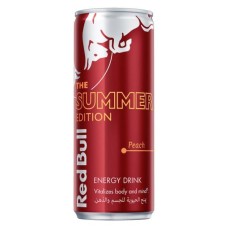 Red Bull energy drink peach taste 250 ml