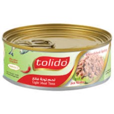 Tolido light tuna crumble hot 140g