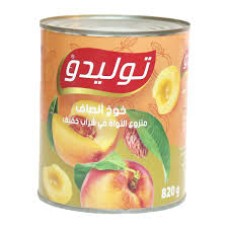 Toledo peach halves compote 820g