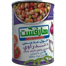 Harvest dandarawi fava beans with tomatoes, green peppers and onions 400 g
