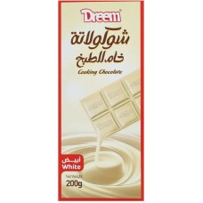 Dreem white chocolate raw for cooking 200 gm