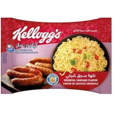 Kellogg's Noodles Jumbo Oriental Sausage Flavor