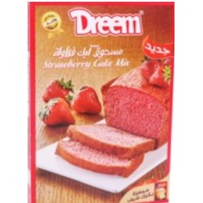 Dreem strawberry cake powder + gift packet Chantilly cream 400 g