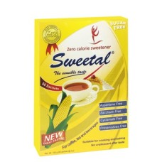 Sweetal Sweetener Sugar Substitute 50 Sachets