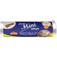 Queen Mega Mini Roll Sandwich Bags 130 Bags 20*35cm