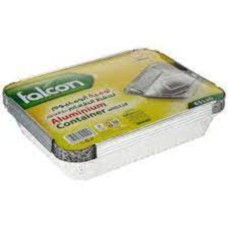 Falcon Aluminum Container 6422, 10 plates and lids